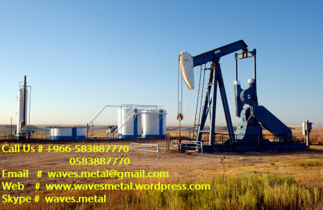 Oil well and storage tanks in the Texas Panhandle.